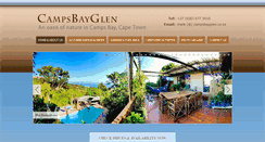 Desktop Screenshot of campsbayglen.co.za